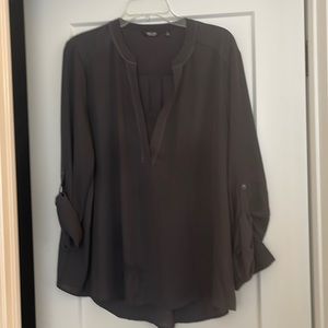 Simply Vera by Vera Wang gray blouse